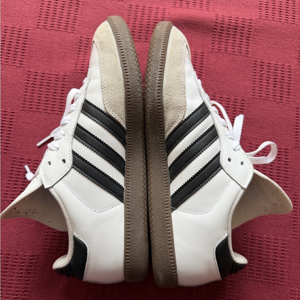 Adidas Samba White Sneaker Shoes Size 9 - Picture 2 of 11